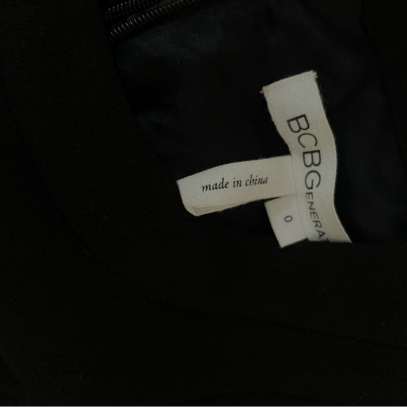 BCBGeneration Black dress - sheer sleeves 0 - Picture 3 of 3